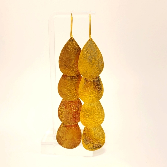 Mais x Frida Hanging Tear Drops Earrings NEW - Picture 1 of 5